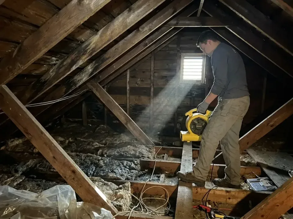 attic-water-damage-drying-proc-007 — frequently asked questions, Emergency Water Extraction & 24/7 Flood Response in Kearny,…
